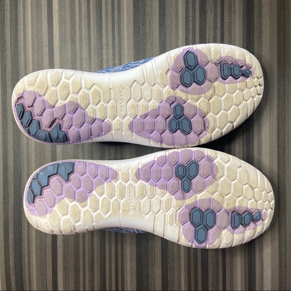 🌹 Nike Flex Fury 2Women Running Shoe Blue/Pink 11 - Picture 6 of 10